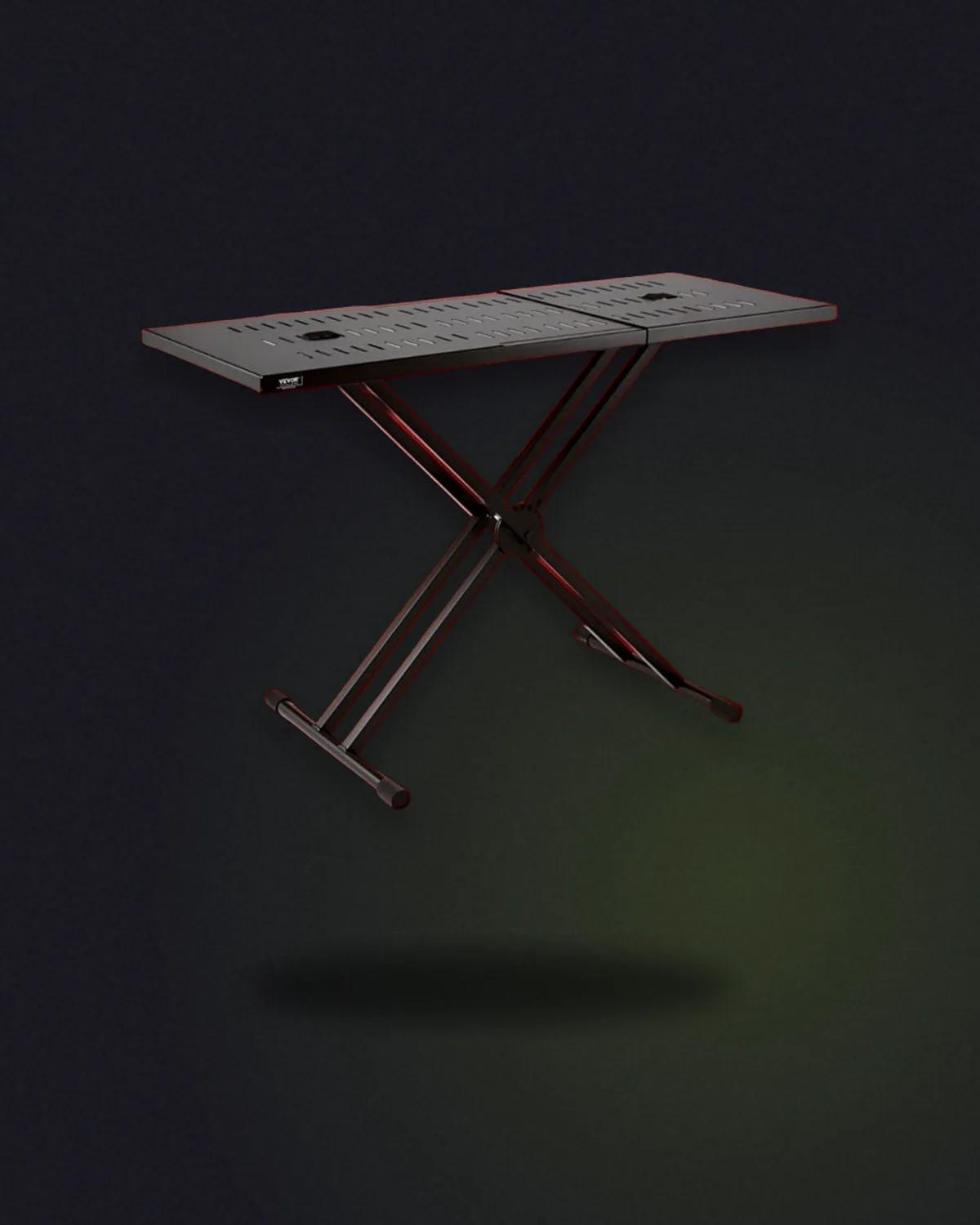 Mesa DJ (tampo 80–100 cm)